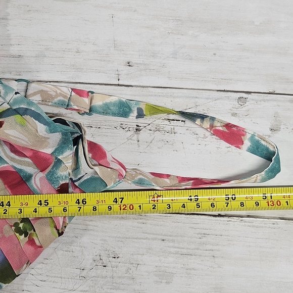 Torrid Floral Asymmetrical Dress - Pink and Green - Picture 6 of 16